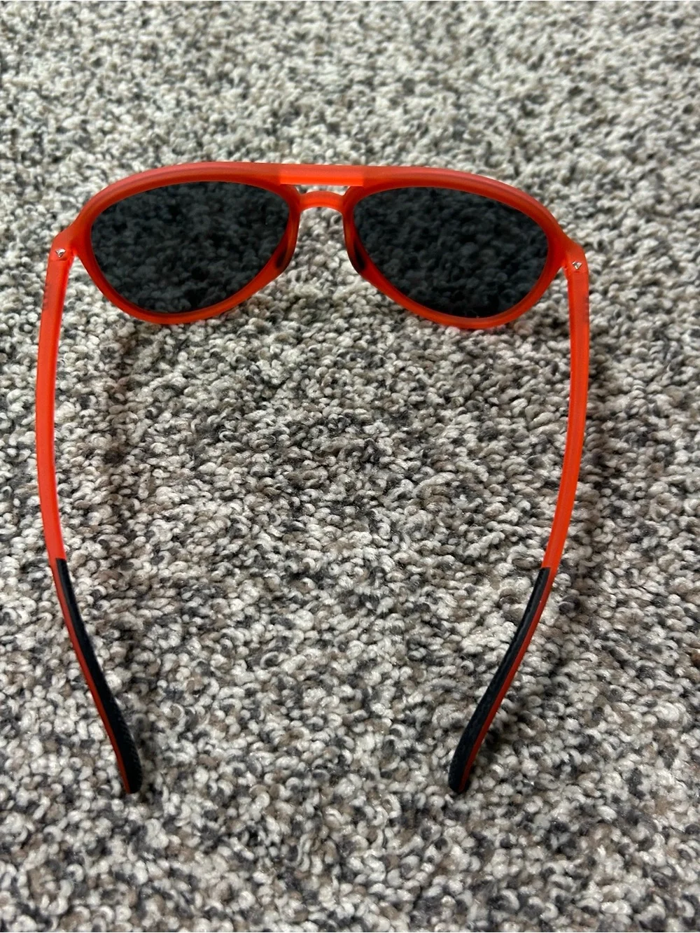 goodr Mach G Captain Blunt's Red-Eye Polarized Aviator Sunglasses